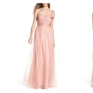 Jenny Yoo Annabelle Convertible Tulle Column Dress